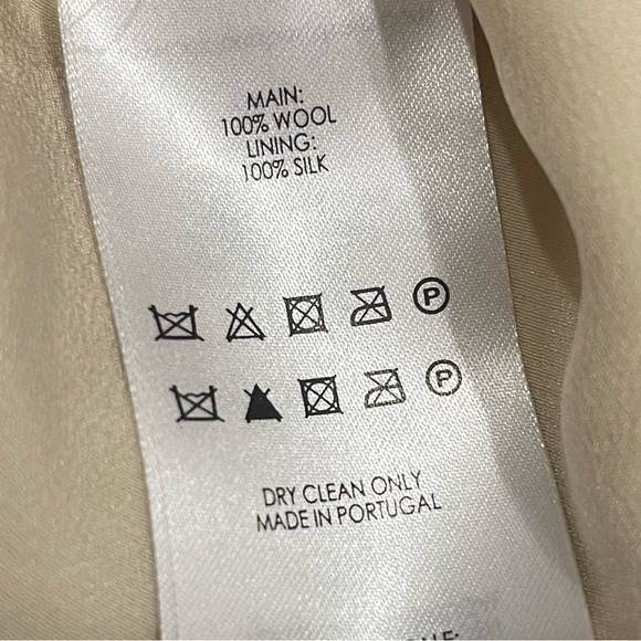 Victoria Beckham beige dress. Size 6. Mail 100% wool Lining 100%Silk - Picture 5 of 5